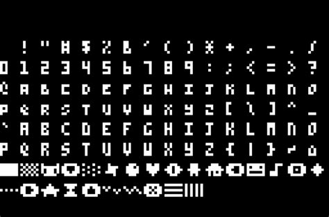PICO8 FontStruct