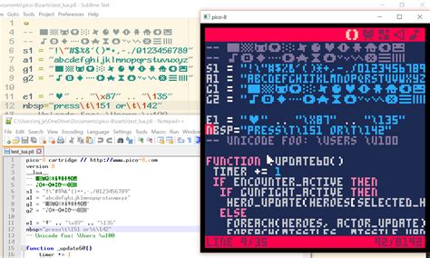 PICO8 Programming Fonts by mj.Jernigan