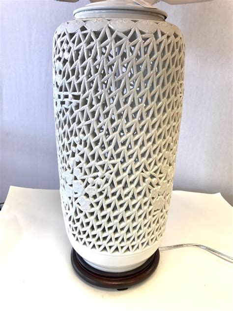 Pierced Porcelain Lamp - 12 For Sale on 1stDibs - muktibox.com