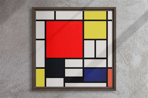 Piet Mondrian - Color Block Harmony | Rise Art - muktibox.com