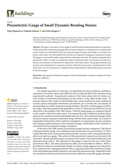 Piezoelectric Gauge of Small Dynamic Bending Strains - wintechmobiles.com