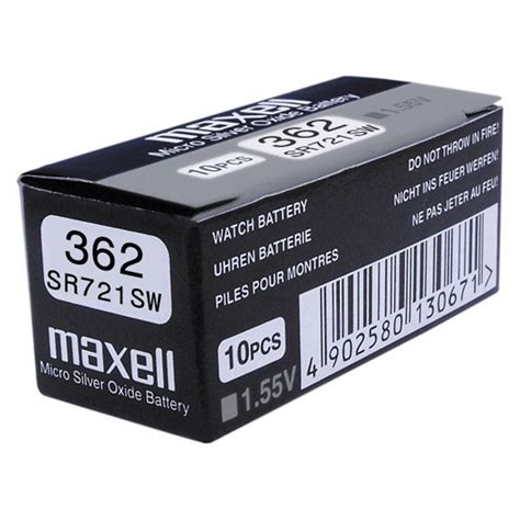 PILA DE OXIDO DE PLATA SR-721SW MAXELL