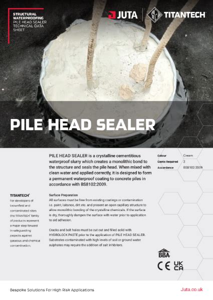 PILE HEAD SEALER - Juta UK