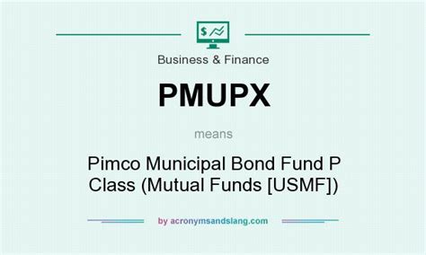 PIMCO Municipal Bond Fund A - PMLAX - Mutual Funds