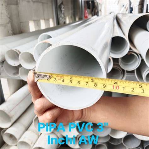 Pipa pvc 3 inchi AW 30 cm Paralon Tebal - raincitystudios.com