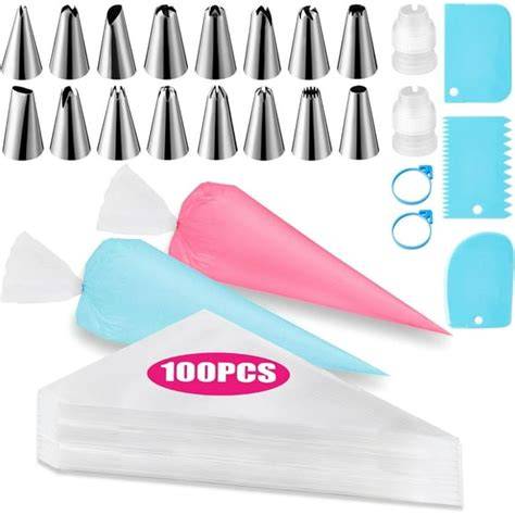 Piping Bags and Tips Set, Cakes Decorating Supplies … - raincitystudios.com