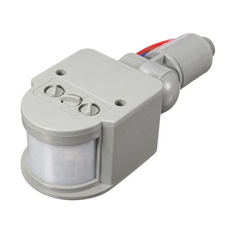 PIR Motion Sensor Detector Light Switch Durable 180 degree Rotatable