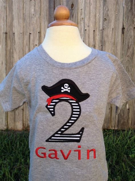 PIRATE shirt birthday, birthday shirt personalized with name