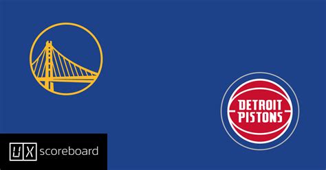Pistons vs Warriors scores & predictions | Sofascore - muktibox.com