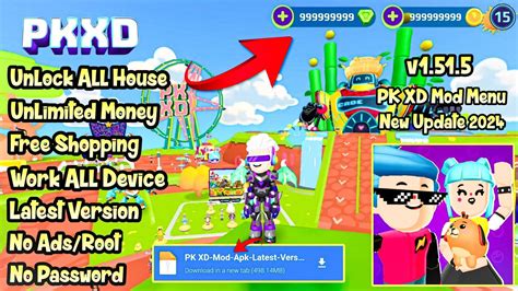 PK XD MOD APK ALL HOUSES UNLOCKED & PK XD AMIGOS Y JUEGOS MOD APK PK XD.