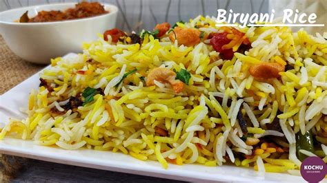 PLAIN BIRYANI RICE HOW TO MAKE BIRYANI RICE