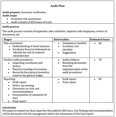 PLANNING AN AUDIT OF FINANCIAL STATEMENTS - Institute …