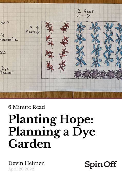 Planting Hope: Planning a Dye Garden - Spin Off - raincitystudios.com