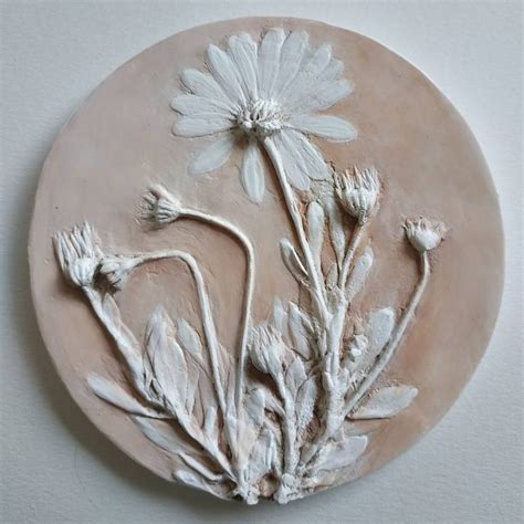 Plaster Cast Flower Wall Art - Etsy - muktibox.com