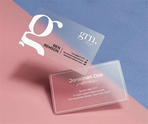 Plastic Business Cards - Stunning Designs - muktibox.com
