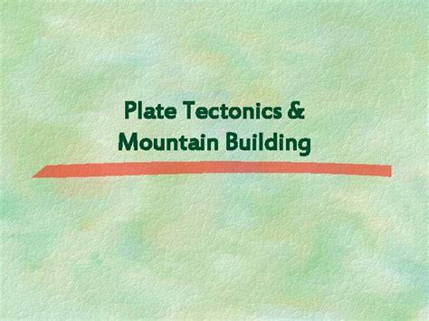 Plate tectonics and mountain building - Springer - wintechmobiles.com