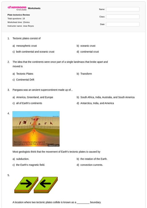 Plate Tectonics Practice Test Test Questions | Quizlet - raincitystudios.com