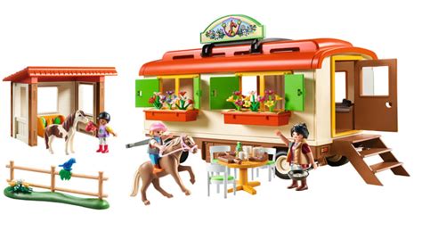 PLAYMOBIL Pony Shelter with Mobile Home AIR MILES