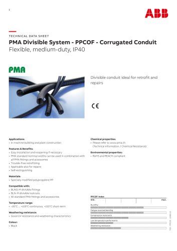 PMA Divisible System General technical details - ABB