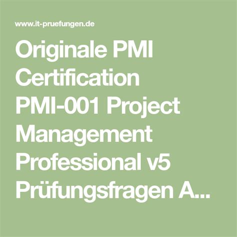 PMI-100 Fragenpool