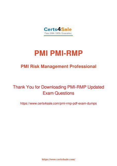 PMI-RMP PDF Demo