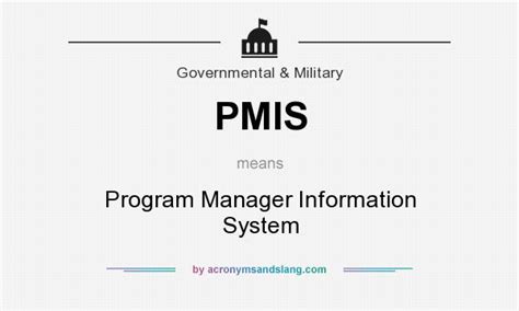 PMIS - What does PMIS Stand For? - Acronyms and Slang