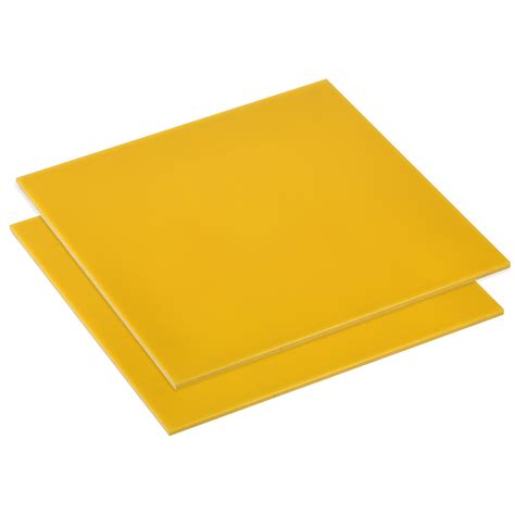 PMMA Acrylic Sheets Colored Non Transparent 6 x 6 Inch Yellow …