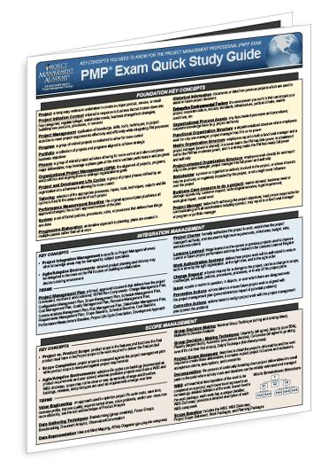 PMP EXAM PREP - Quick Study Guide