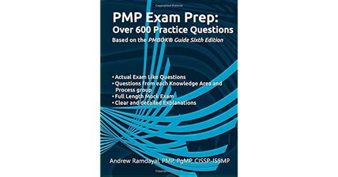 Download Pmp Exam Prep Over 600 Practice Questions Based On Pmbok Guide 6Th Edition By Andrew Ramdayal