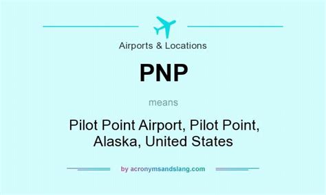 PNP Pilot Point Airport (PNP/PAPN) - FlightAware