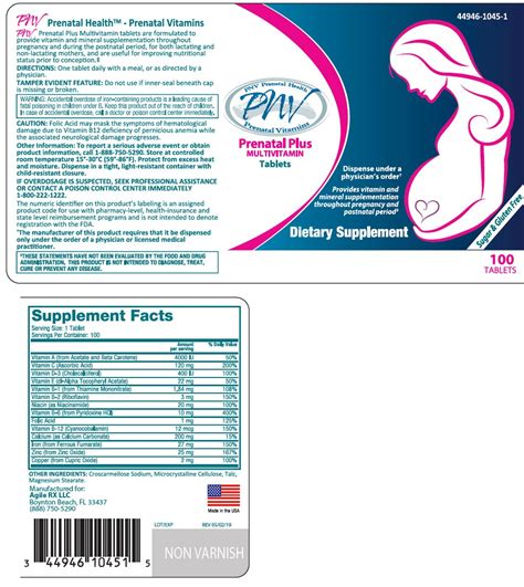 PNV Prenatal Plus - Side Effects, Interactions, Uses, Dosage, Warni…