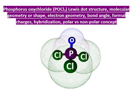 POCl3 Lewis structure, Molecular geometry, Hybridization, Polar …