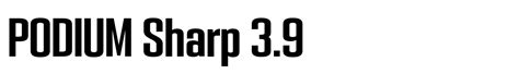 PODIUM Sharp Desktop Font & WebFont YouWorkForThem