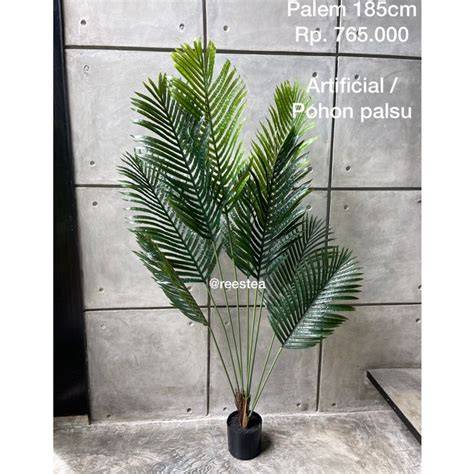 Pohon PALEM KIPAS Tinggi 200 cm/Pohon Hias Palsu / Palem kipas ... - raincitystudios.com