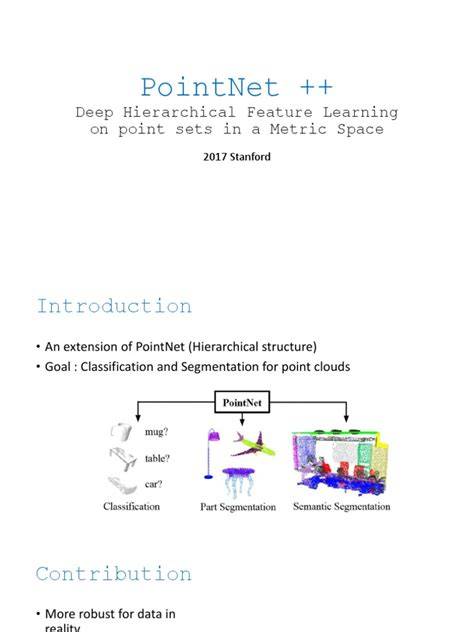 PointNet++: Deep Hierarchical Feature Learning on Point Sets in a ... - raincitystudios.com