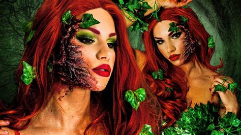 POISON IVY HALLOWEEN Makeup Tutorial! + DIY …