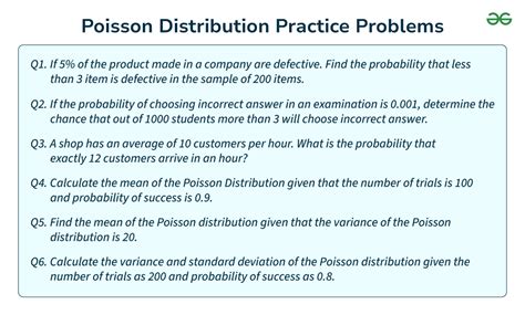 Poisson distribution: Solved Example Problems - wintechmobiles.com