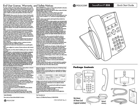 POLYCOM SOUNDPOINT IP 335 USER MANUAL Pdf …