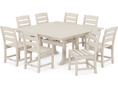 POLYWOOD® Lakeside Recycled Plastic 9 Piece Farmhouse …