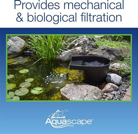 Pond Mechanical and Biological Waterfall Filter - raincitystudios.com