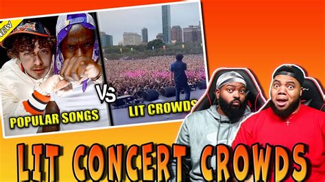 POPULAR SONGS VS LIT CROWDS PART 4 - YouTube Music