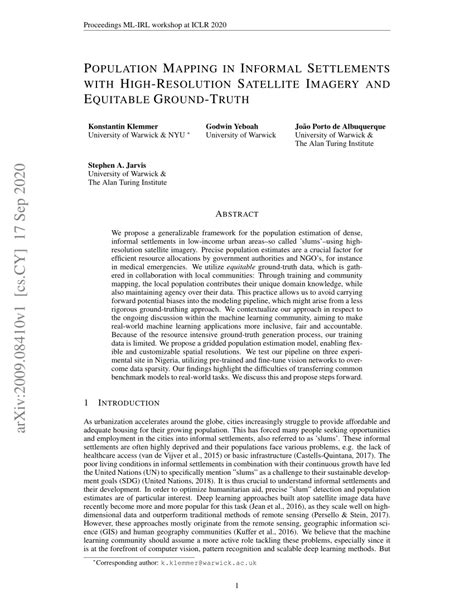 Population Mapping in Informal Settlements with High-Resolution ... - wintechmobiles.com