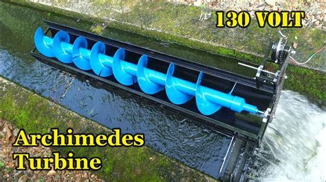 Portable Pico-hydro Power Plant with Archimedes Screw Turbine in ... - raincitystudios.com