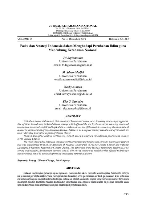 Posisi dan Strategi Indonesia dalam Menghadapi Perubahan Iklim … - wintechmobiles.com