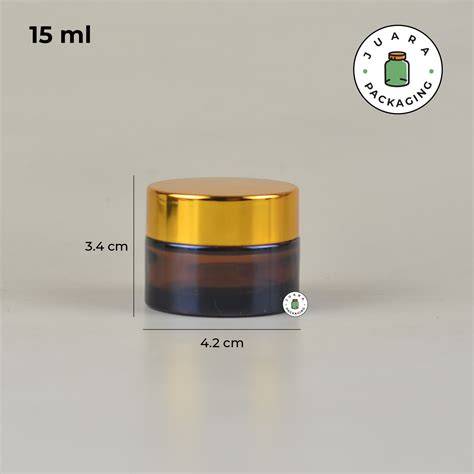Pot Cream Kaca Coklat Tutup Gold 10ml 15ml 20ml 30ml 50ml Pot Cream ... - raincitystudios.com