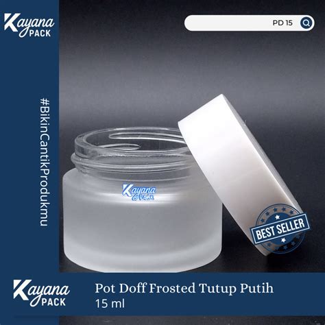 Pot Cream Kaca Frosted - 100 ml - TNG Packaging - raincitystudios.com