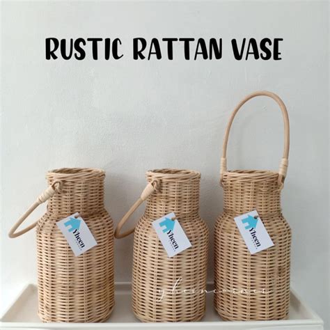 Pot rotan kaleng susu || vas bunga rotan - Shopee Indonesia - raincitystudios.com