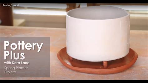 Pottery Tutorial- Hand Built Spring Planter - muktibox.com
