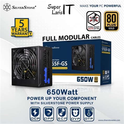 Power Supply / PSU SILVERSTONE 650 Watt 80 - raincitystudios.com
