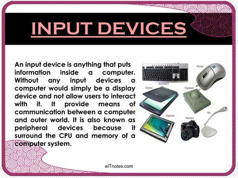 PPT – Input and Output Devices PowerPoint presentation free to ...